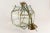 Mid-Century Italian Geometric Beveled Glass & Brass Pendant For Sale - Image 10 of 18