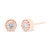 Look effortlessly chic and sophisticated for any occasion when you walk into a room wearing these stunning solitaire...