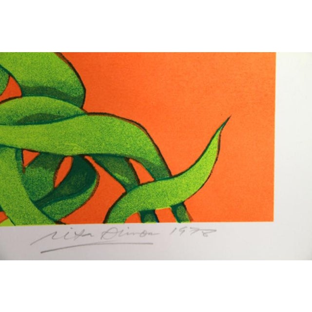 Artist: Rita Simon, American (1938 - ) Title: Visionary Landscape Antiquity Year: 1979 Medium: Serigraph, signed and...