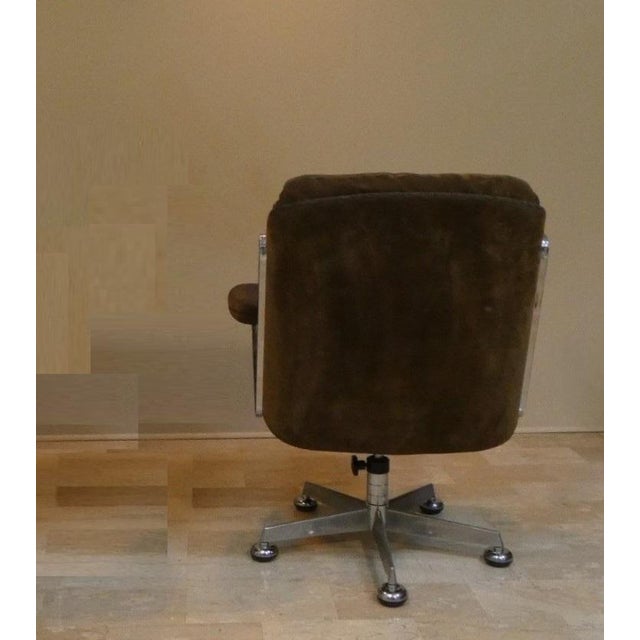 Vintage executive office chair, model ks 172 h, designed by renowned swedish designer karl-erik ekselius for joc möbel ab...