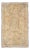 Vintage Turkish Oushak Rug in Faded Apricot, Taupe, and Pale Celadon Tones For Sale
