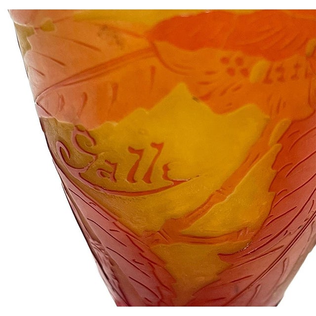 Small Art Nouveau Cameo Vase by Émile Gallé, 1900s For Sale - Image 5 of 6