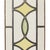 Art Deco Geometric Stained Glass Window, Set of 2 For Sale - Image 5 of 18