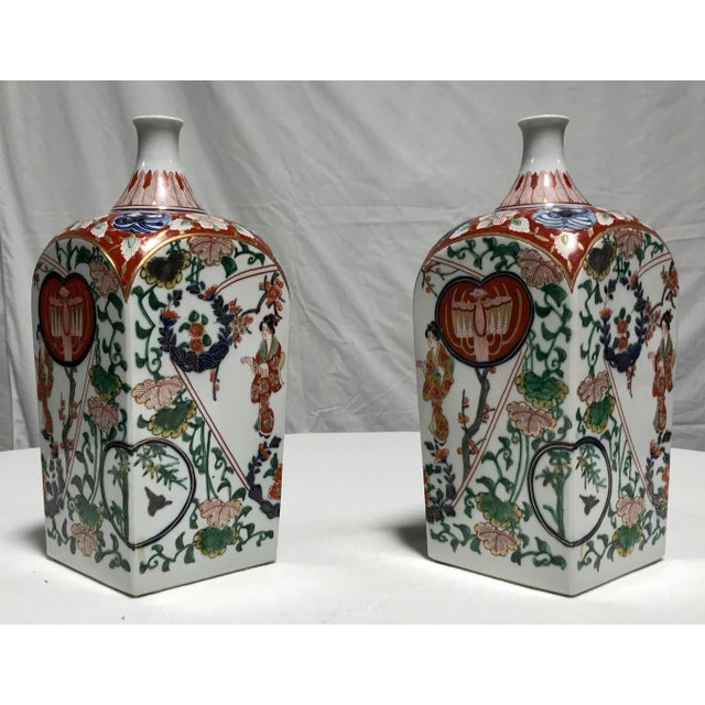 Asian Ornamental Sake Jars - a Pair For Sale In Naples, FL - Image 6 of 6