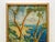 This rare vintage Mid Twentieth Century Postimpressionist " Stupiste, Komiza " custom framed original one of a kind...