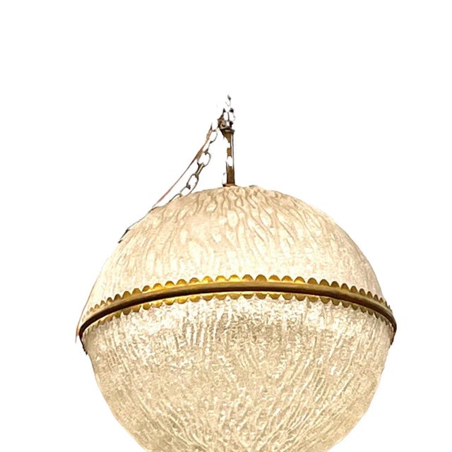 1960s Large Murano Glass Chandelier by Barovier and Toso For Sale In Miami - Image 6 of 9