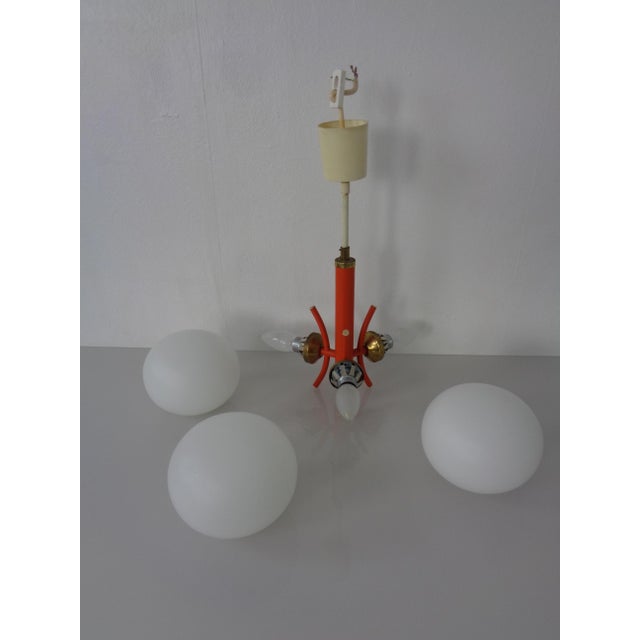 Space Age Sputnik Ceiling Lamps with Glasses by Richard Essig, Germany, 1970s, Set of 2 For Sale - Image 12 of 18