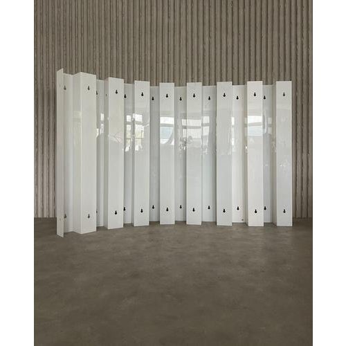 White Modular Screen by Gianfranco Frattini for Bernini, Italy, 1968, Set of 8 For Sale - Image 8 of 8