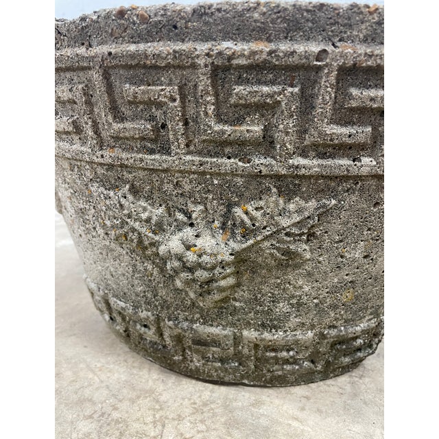Late 19th Century Late 19th C. Neoclassical Cast Stone Garden Planters - A Pair For Sale - Image 5 of 9