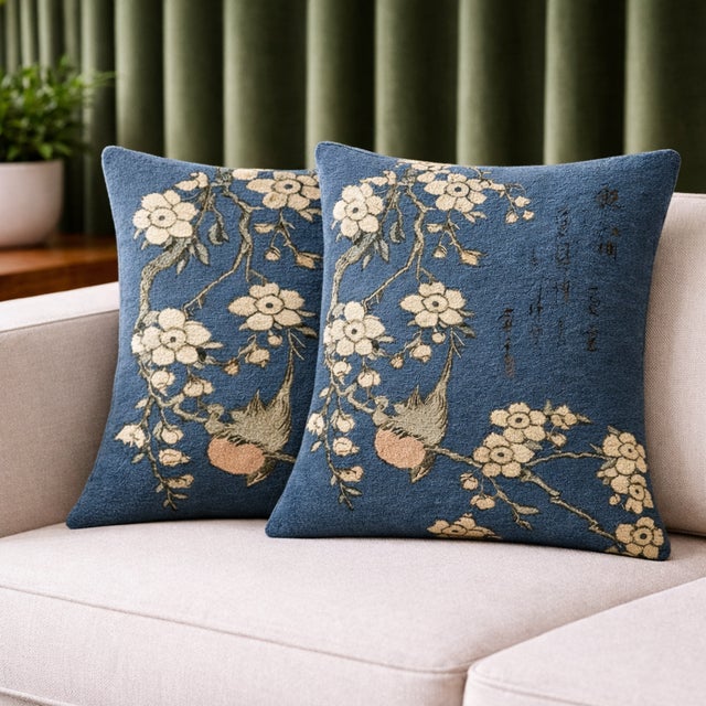 Exquisite Luxury Arts & Crafts Sofa Cushions / Pillows For Sale - Image 4 of 5