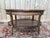 Oval Coffee Table in Marquetry and Brass Gallery with Bronze Feet, 1890s For Sale - Image 3 of 7
