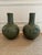 Ceramic Large Pair of Chinese Longquan Olive Green Globe Vases For Sale - Image 7 of 9