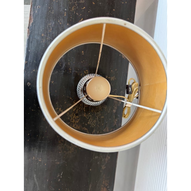 Early 20th Century Early 20th Century Rowan, Evans & Sons Converted Kerosene Lamp For Sale - Image 5 of 12