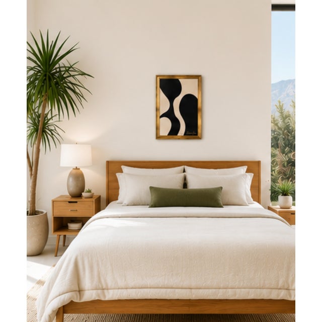 Silent Current. is an original abstract composition from Bryan Boomershine’s Cream & Black Organic Collection, exploring...