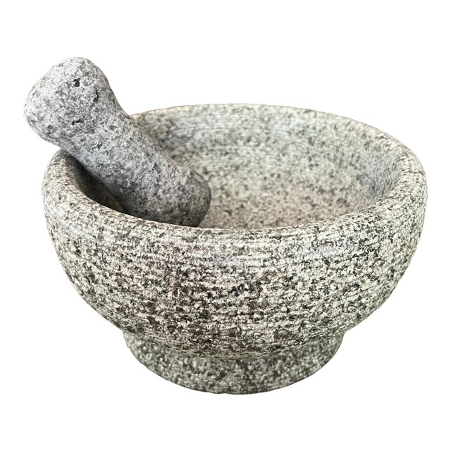 1960s Stone Mortar and Pestle For Sale
