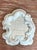 White Vintage Plaster Molded Mirror After Serge Roche For Sale - Image 8 of 12