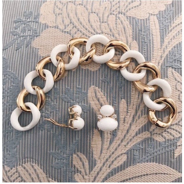 Christina Addison Basket Weave Yellow Gold Hinged Cuff Bracelet For Sale - Image 12 of 12