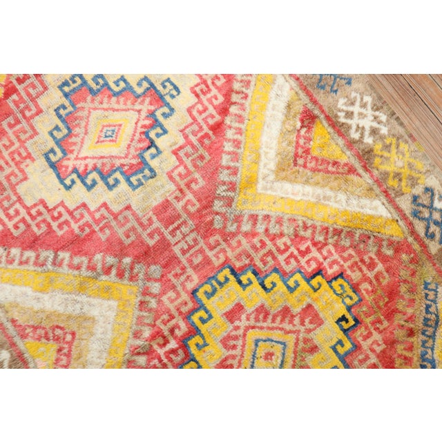 Asian Antique Zabihi Rug Collection Dazzling Vintage Turkish Konya Rug - 4'1" x 6' For Sale - Image 3 of 9