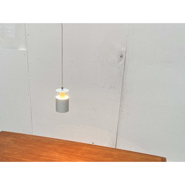 Mid-Century Modern Danish Minimalist Fyrtønden Pendant Lamp by Asger Bay Christiansen for Lys, 1960s For Sale - Image 4 of 18
