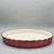 • Emile Henry round fluted tart pan with scalloped edges. • Made in France; vintage French kitchenware. • Burgundy red...