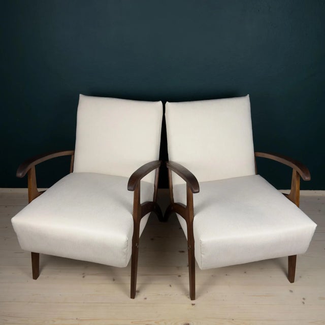 Mid-Century Modern Mid-Century Armchairs, Yugoslavia, 1970s, Set of 2 For Sale - Image 3 of 18