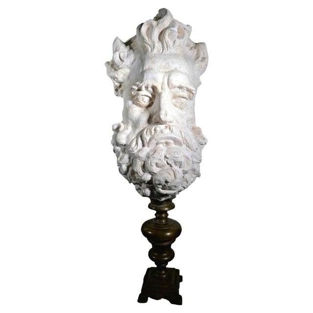19th Century Grand Sculpture of Zeus, 1880s For Sale - Image 18 of 18