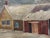 Farmhouse Original Winter Farm Landscape Oil Painting in Carved Wood Frame | Snow Covered Country Scene For Sale - Image 3 of 9