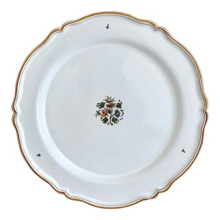 French Faience Moustiers Platter Charger For Sale