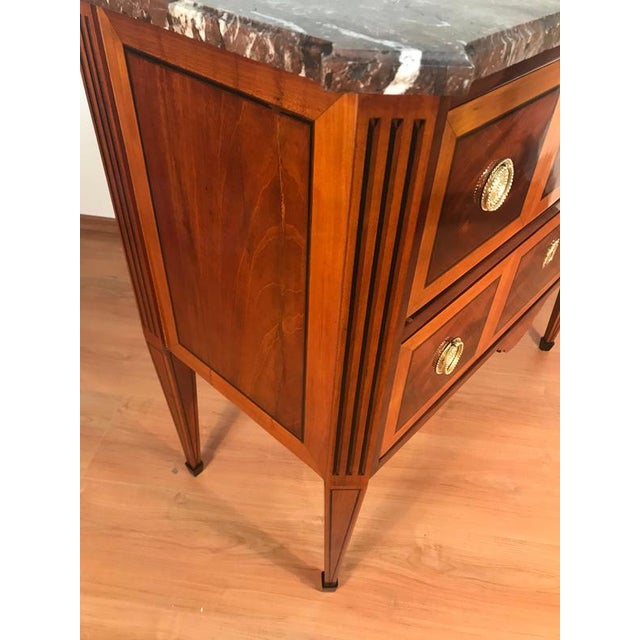 Louis XVI French Mahogany Chest of Drawers, 1780 For Sale - Image 11 of 13