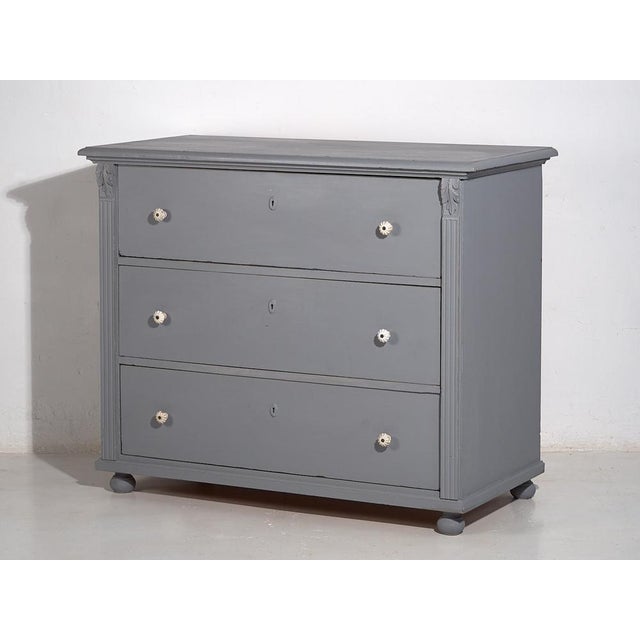 Gray Chest of Drawers, 1920s For Sale - Image 12 of 15