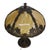 Glass Arts & Crafts Royal Art Glass Co. 6-Panel Slag Glass Table Lamp Unsigned C1920 For Sale - Image 7 of 9
