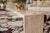 Not Yet Made - Made To Order Square Marble Coffee Table in Calacatta Viola and Roman Travertine Marble by Andrea Grasso For Sale - Image 5 of 7