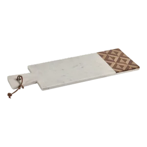 Viola Marble Wood Cheese Board