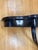 Mid 20th Century Black Lacquered Wall Mounted Demilune Console Table Wall Bracket Attr. Guglielmo Ulrich For Sale - Image 5 of 9