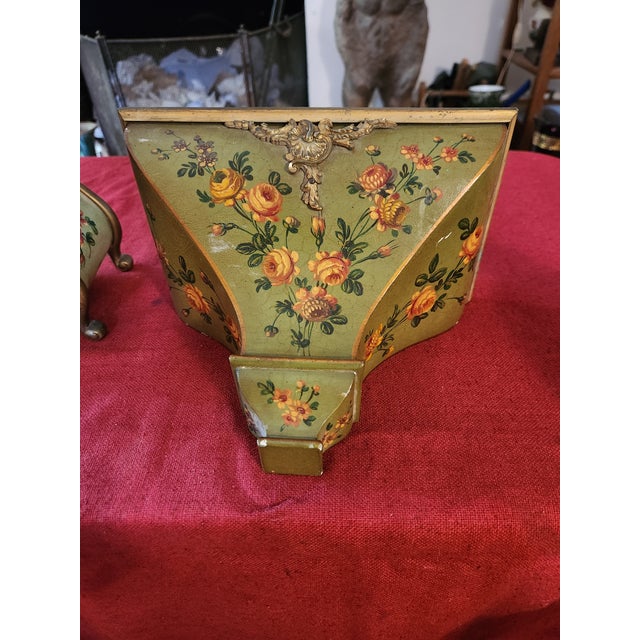 18th Century Cartel Clock in Wood and Bronze, 1950s For Sale - Image 6 of 7