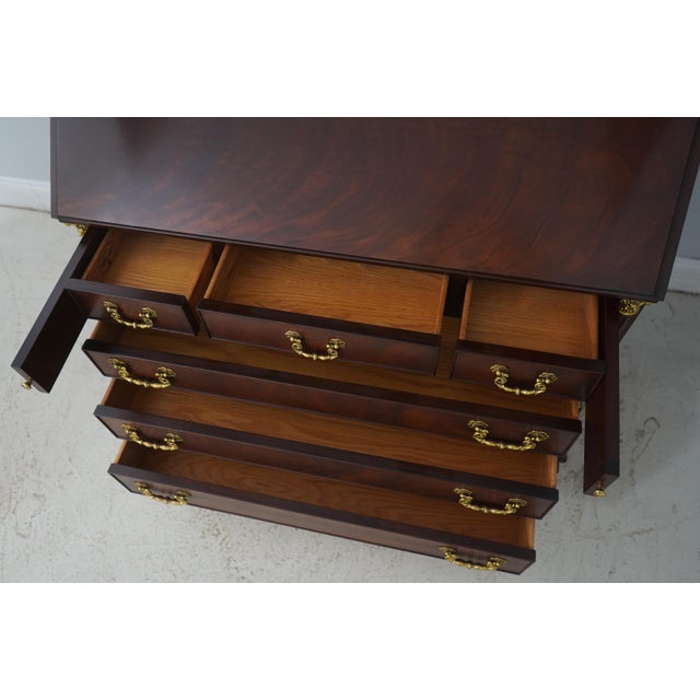 Henkel Harris Henkel Harris Mahogany Document Secretary Desk For Sale - Image 4 of 18