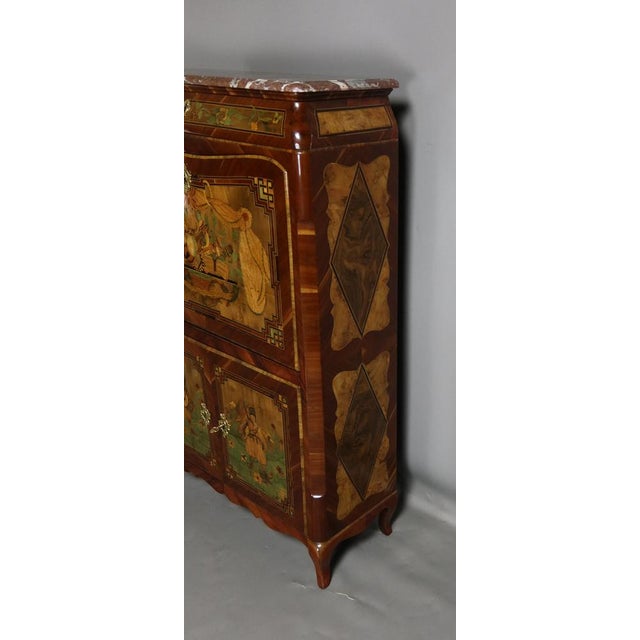 Antique Wooden Secretary, 1700s For Sale - Image 11 of 13