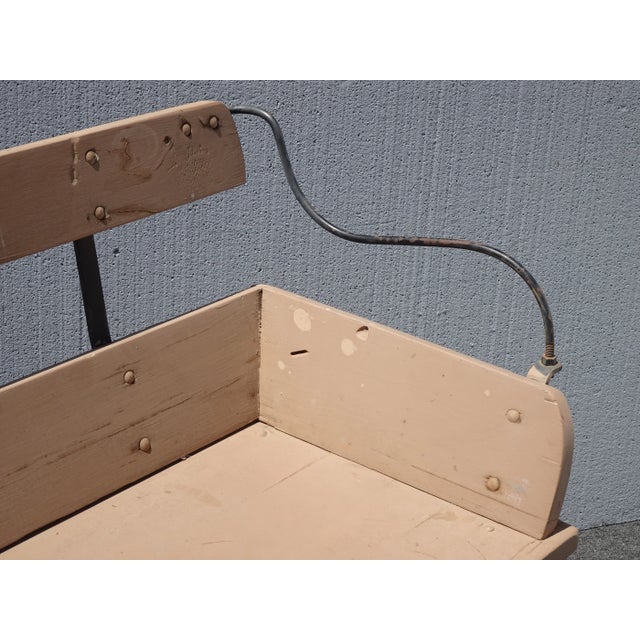 Vintage Horse Drawn Buggy Seat Bench ~ French Country For Sale In Los Angeles - Image 6 of 12