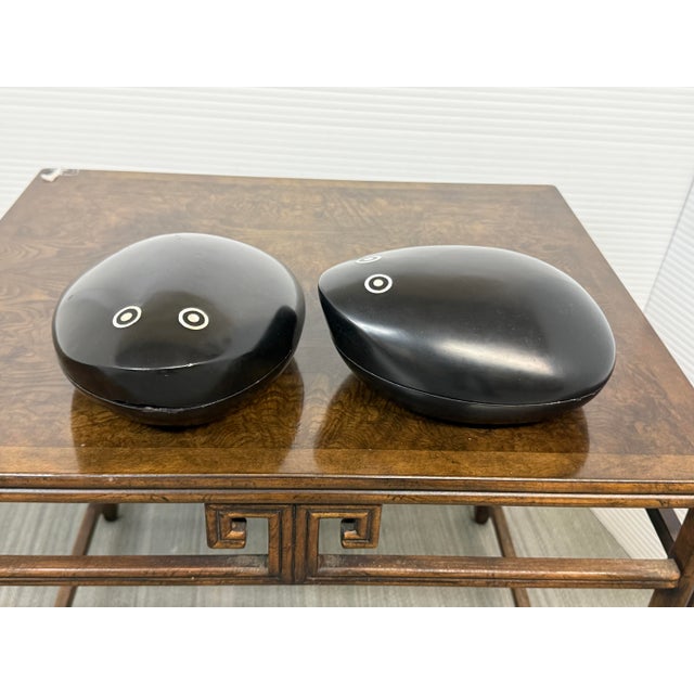 Polished Wood Trinket Boxes, Pair For Sale - Image 4 of 12