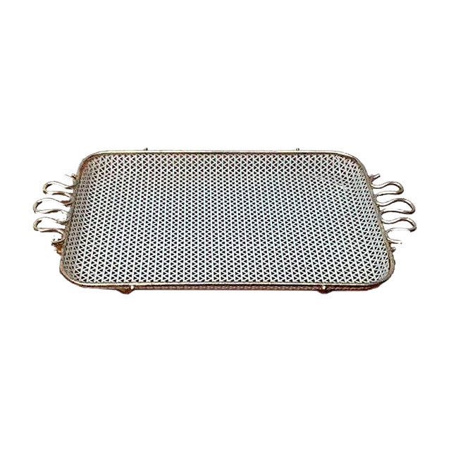 Small Mid-Century Perforated Tablet For Sale