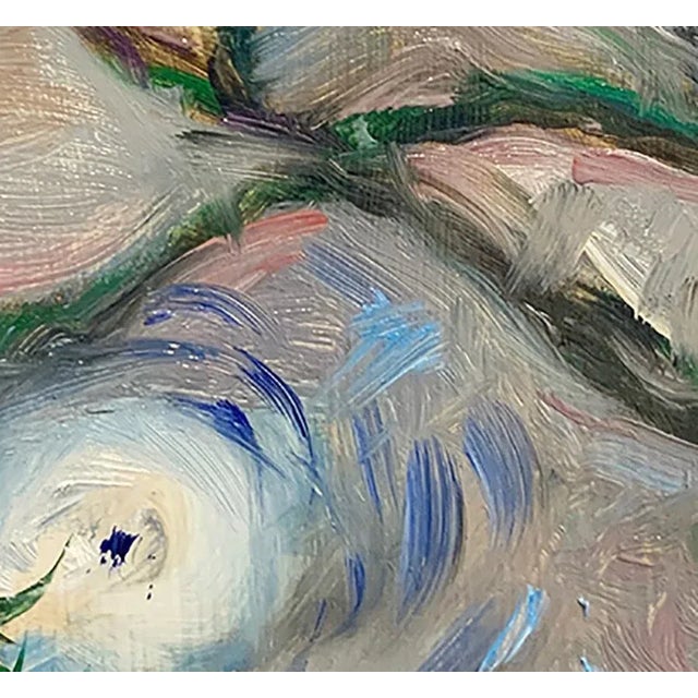 "Blue Moon", Contemporary, Night Landscape, Oil Paintings, by Van Ness For Sale In Saint Louis - Image 6 of 8