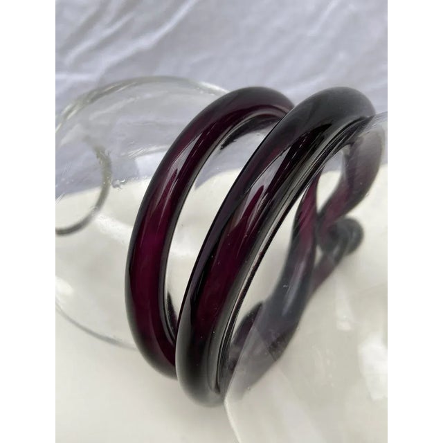 Small Vase, Large Vase and Cup Set by Serge Mansau for Murano, 1992, Set of 3 For Sale - Image 4 of 7