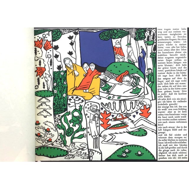 Artist: Oskar Kokoschka Country: Austria Title: I see you as single one Medium: Lithograph Marks: Not signed not Numbered...