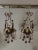 Antique Bronze & Glass Wall Lights, Set of 2 For Sale - Image 3 of 4