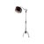 Wrought Iron Floor Lamp, 1940s For Sale