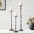These substantial, over-scaled candleholders are great for mantle or front entry. A nod to the old way of counting, the...