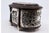 Metal Rosewood Jewelry Box with Silver Structure and Lined Interior For Sale - Image 7 of 10