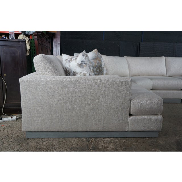 Langdon Plus Sectional II by Lazar Industries Modern Modular Sectional Sofa 159" For Sale - Image 11 of 18