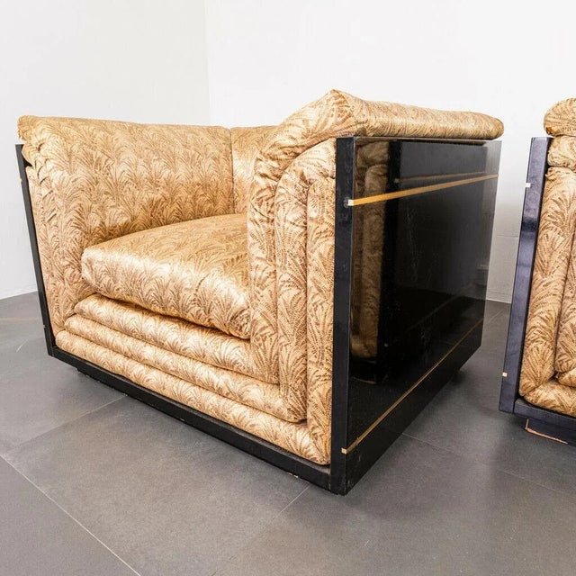 Metal Set of Mid-Century Lounge Chairs by Pierre Cardin, 1970s For Sale - Image 7 of 13