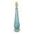 Barbini Murano Blue Copper Ribbed Glass Table Lamp For Sale